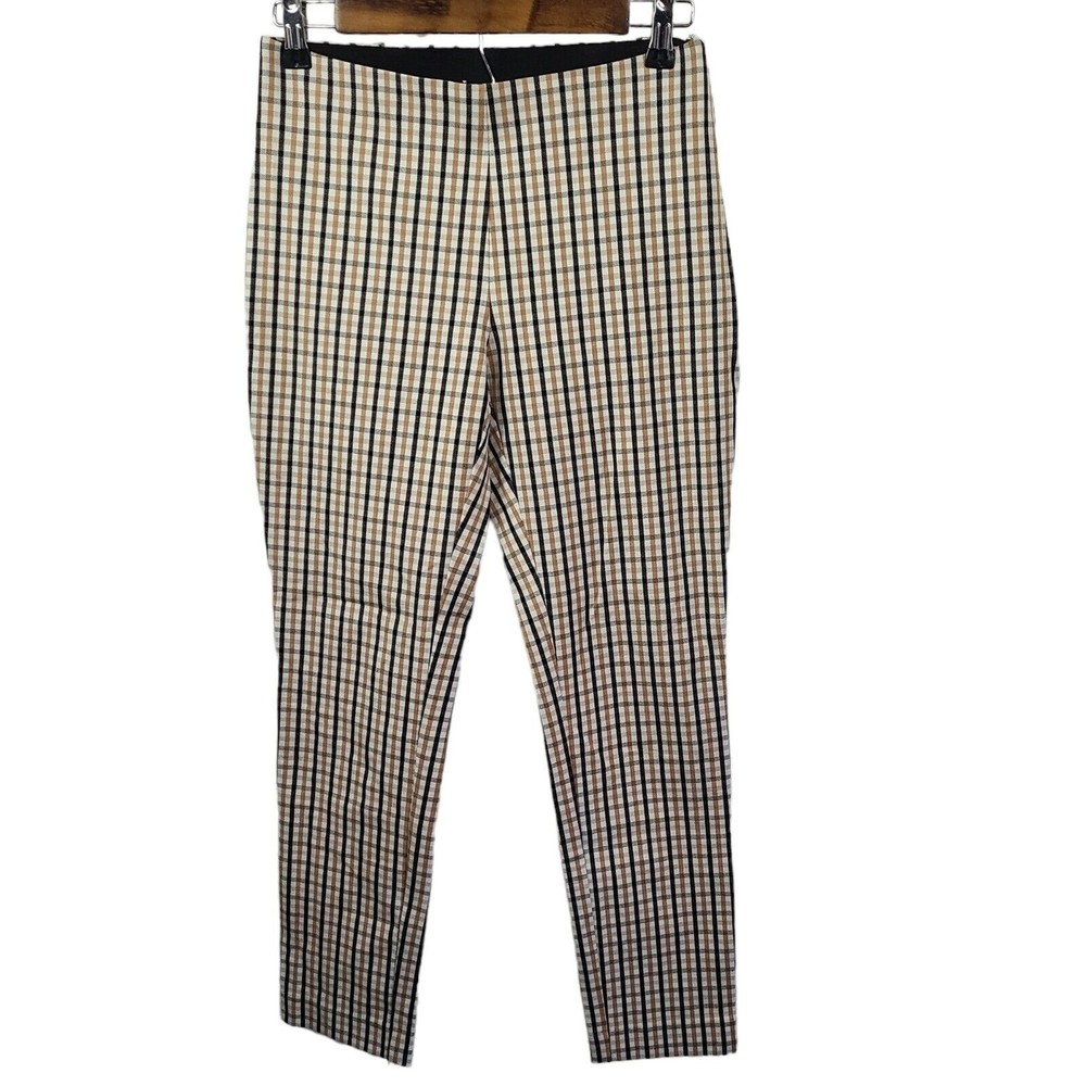 A New Day Plaid Flat Front Ankle Pant 2